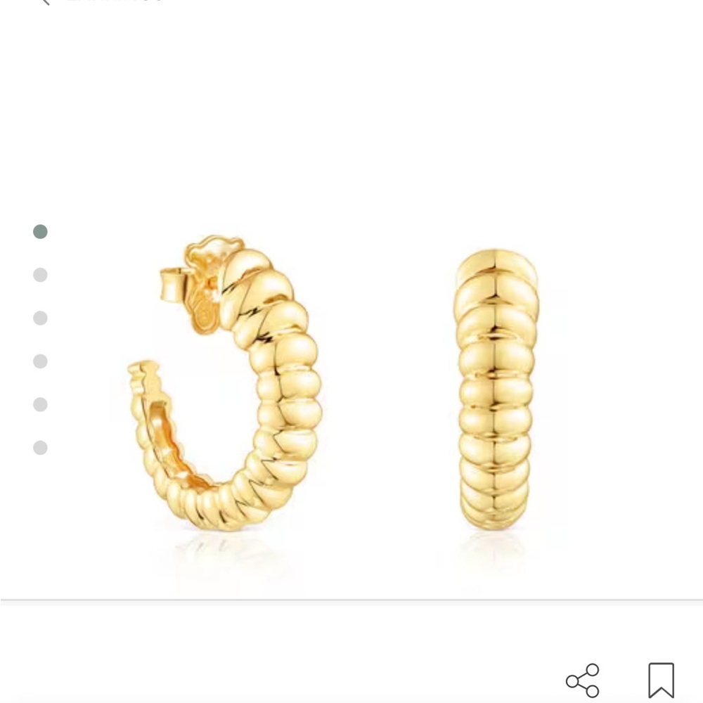 SILVER VERMEIL EARINGS VIRTUAL GARDEN